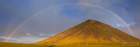 Regenbogen über Island